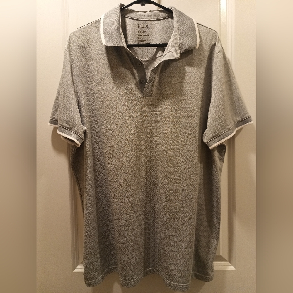 KOHL'S Men's FLX Tipped Commuter Polo